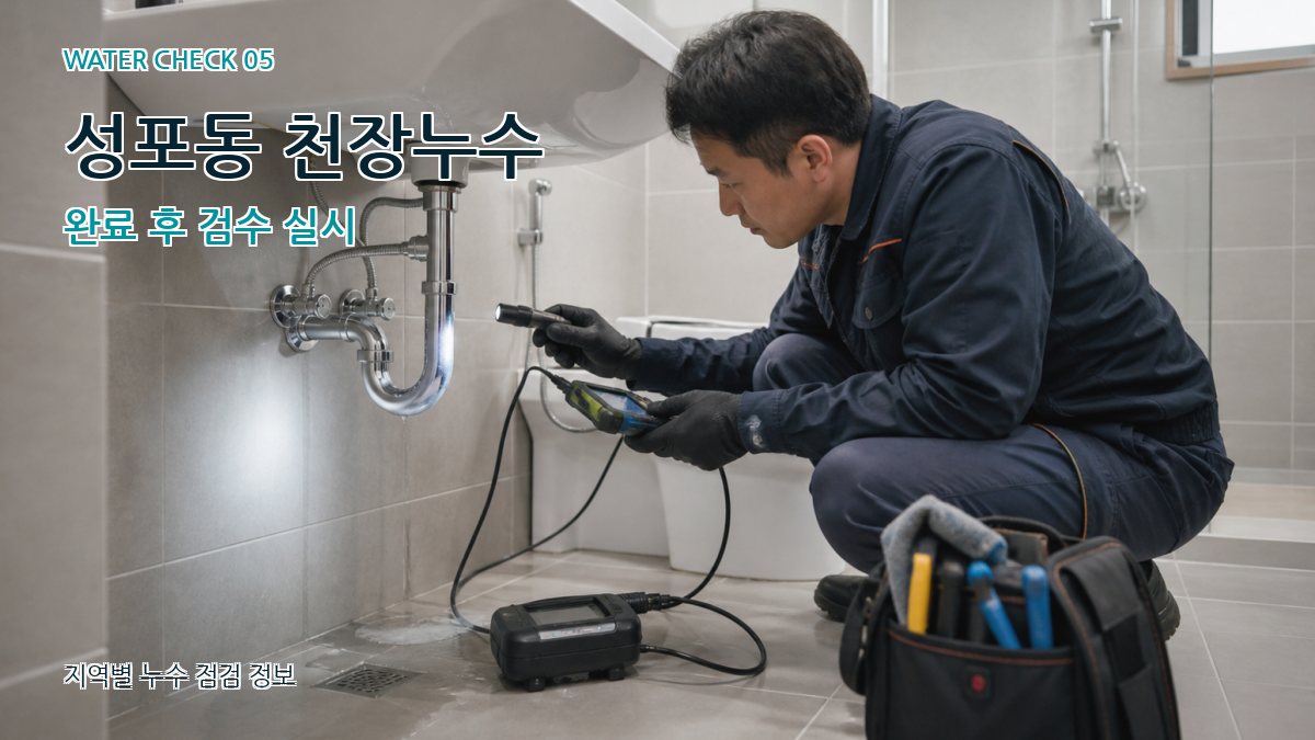 성포동 누수공사 누수탐지 이미지