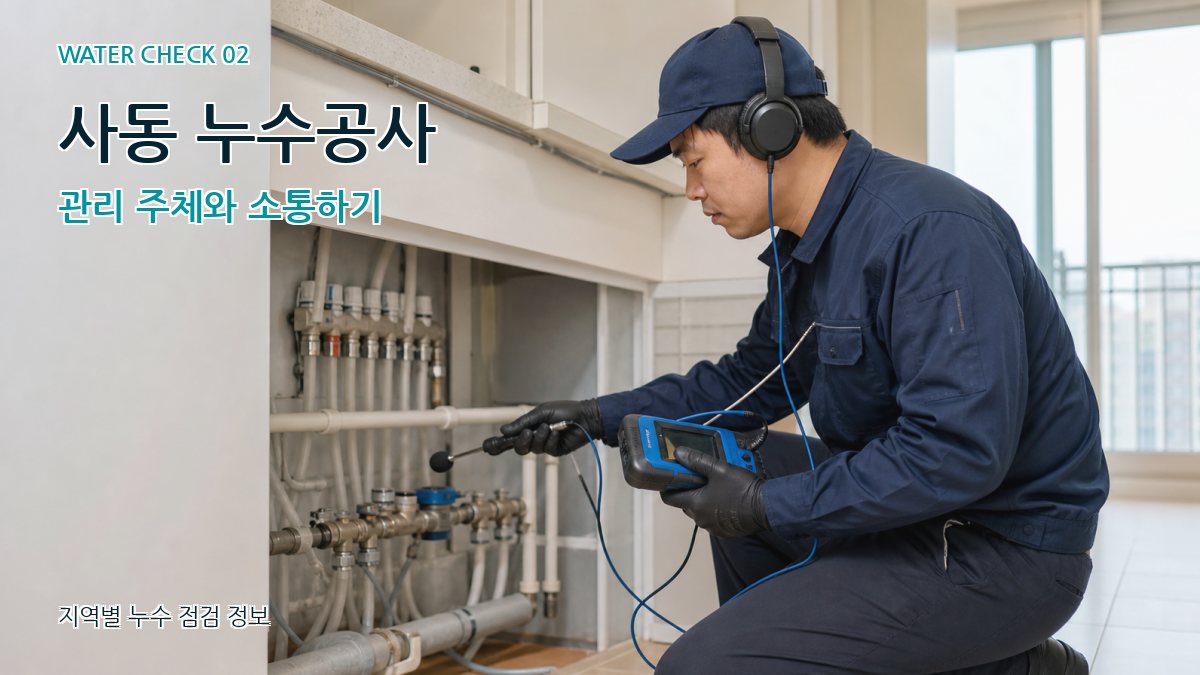 사동 화장실누수 누수탐지 이미지