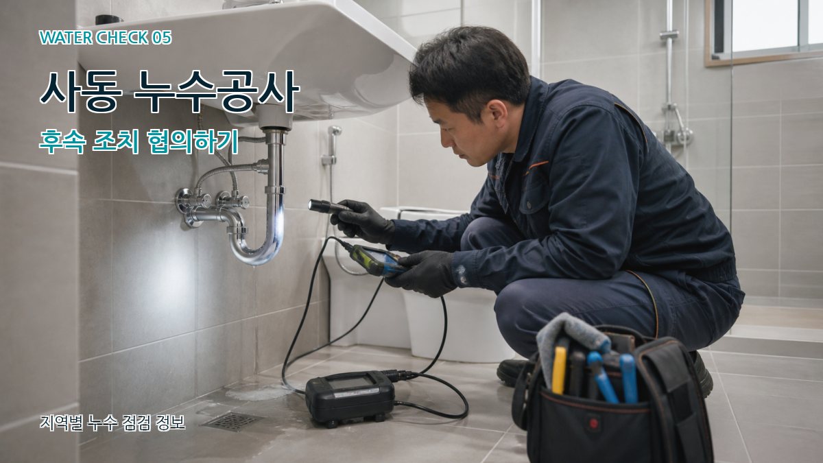 사동 누수공사 누수탐지 이미지