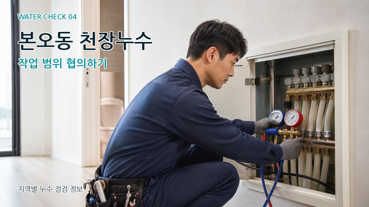 본오동 누수탐지 누수탐지 이미지