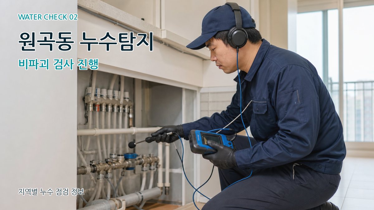 원곡동 화장실누수 누수탐지 이미지