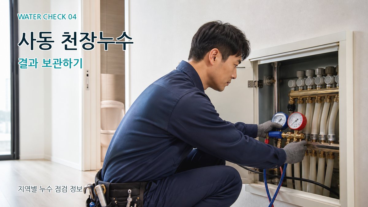 사동 누수탐지 누수탐지 이미지