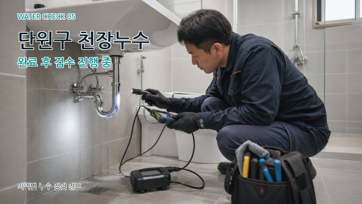 단원구 누수공사 누수탐지 이미지