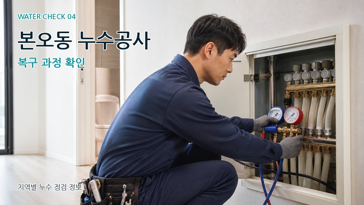 본오동 누수탐지 누수탐지 이미지