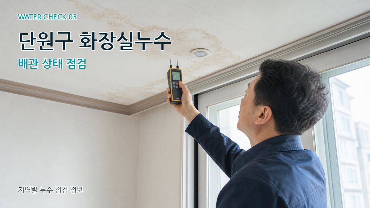 단원구 천장누수 누수탐지 이미지