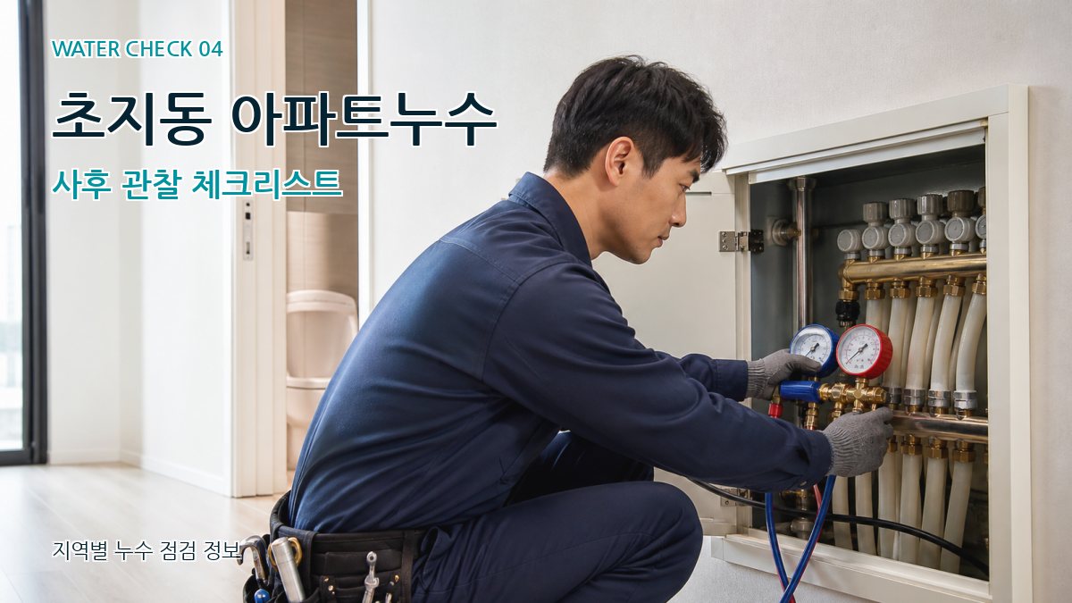초지동 누수탐지 누수탐지 이미지