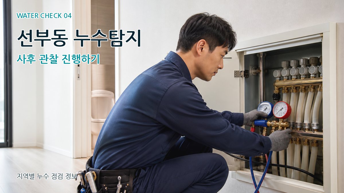 선부동 누수탐지 누수탐지 이미지