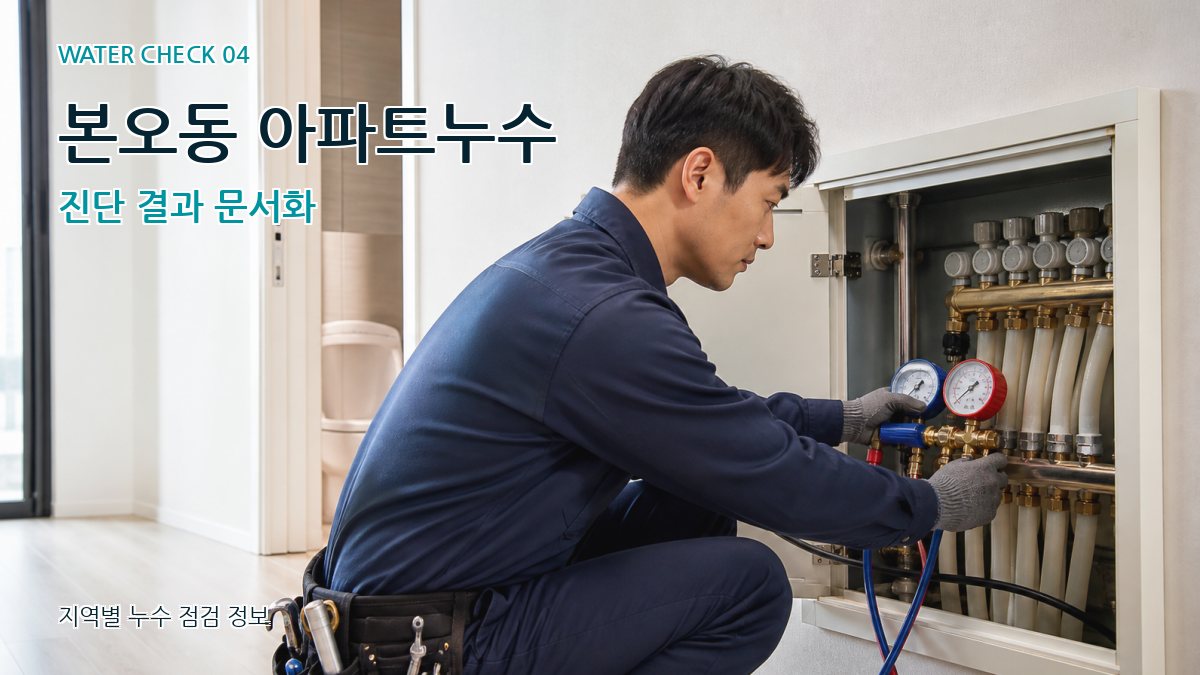 본오동 누수탐지 누수탐지 이미지