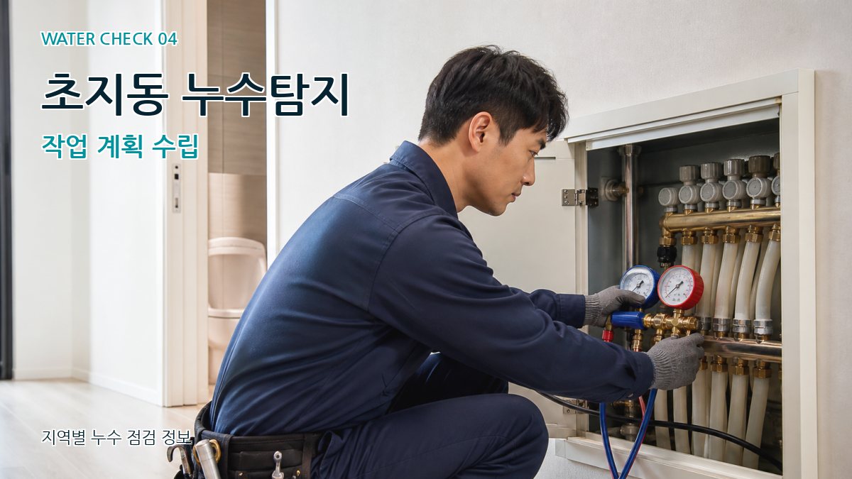 초지동 누수탐지 누수탐지 이미지