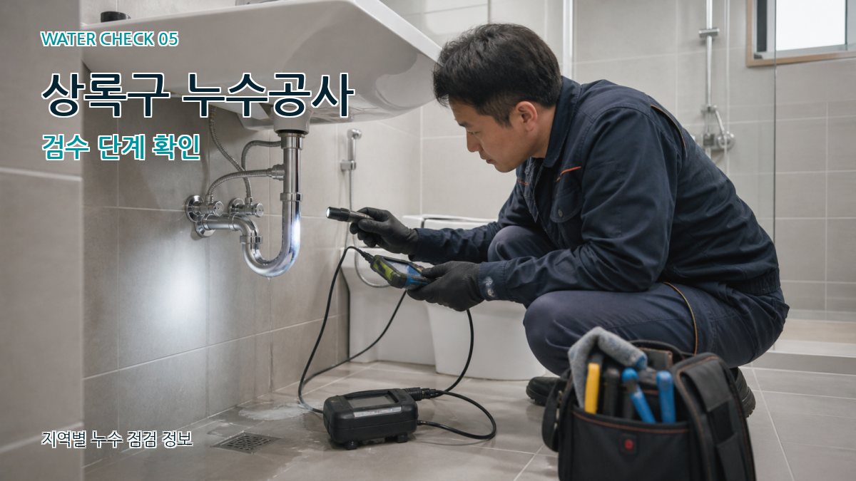 상록구 누수공사 누수탐지 이미지