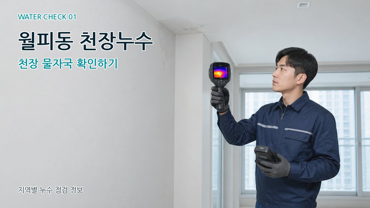 월피동 아파트누수 누수탐지 이미지