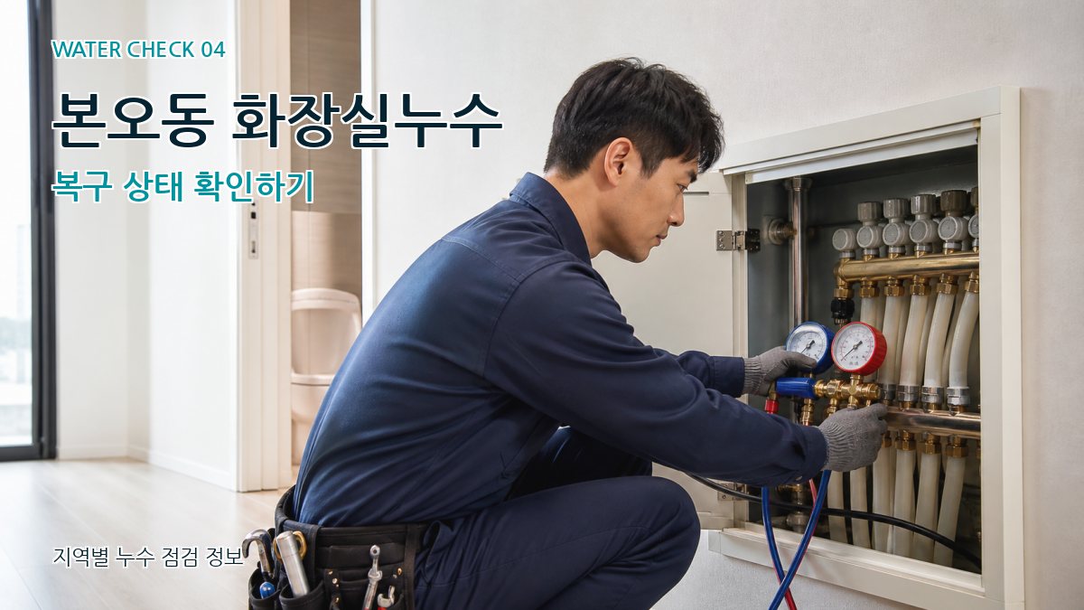본오동 누수탐지 누수탐지 이미지