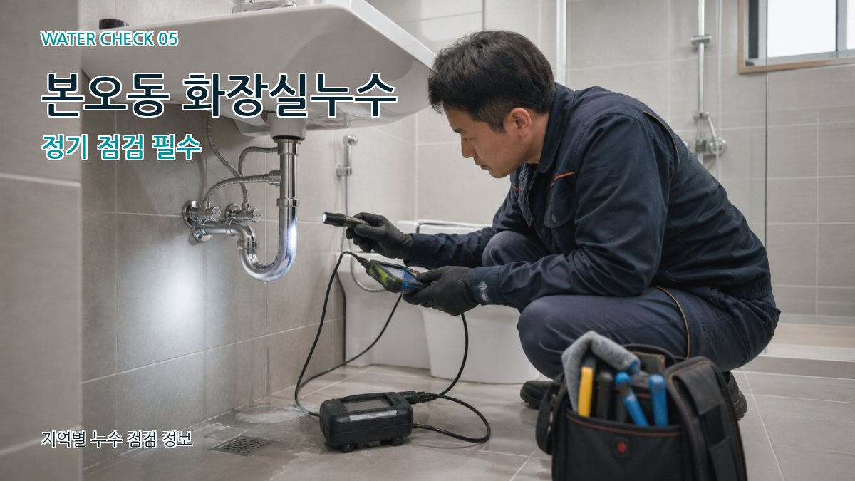 본오동 누수공사 누수탐지 이미지