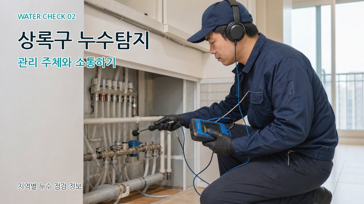 상록구 화장실누수 누수탐지 이미지