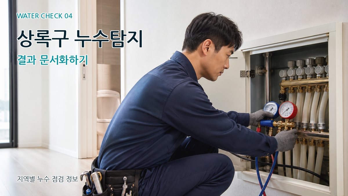 상록구 누수탐지 누수탐지 이미지