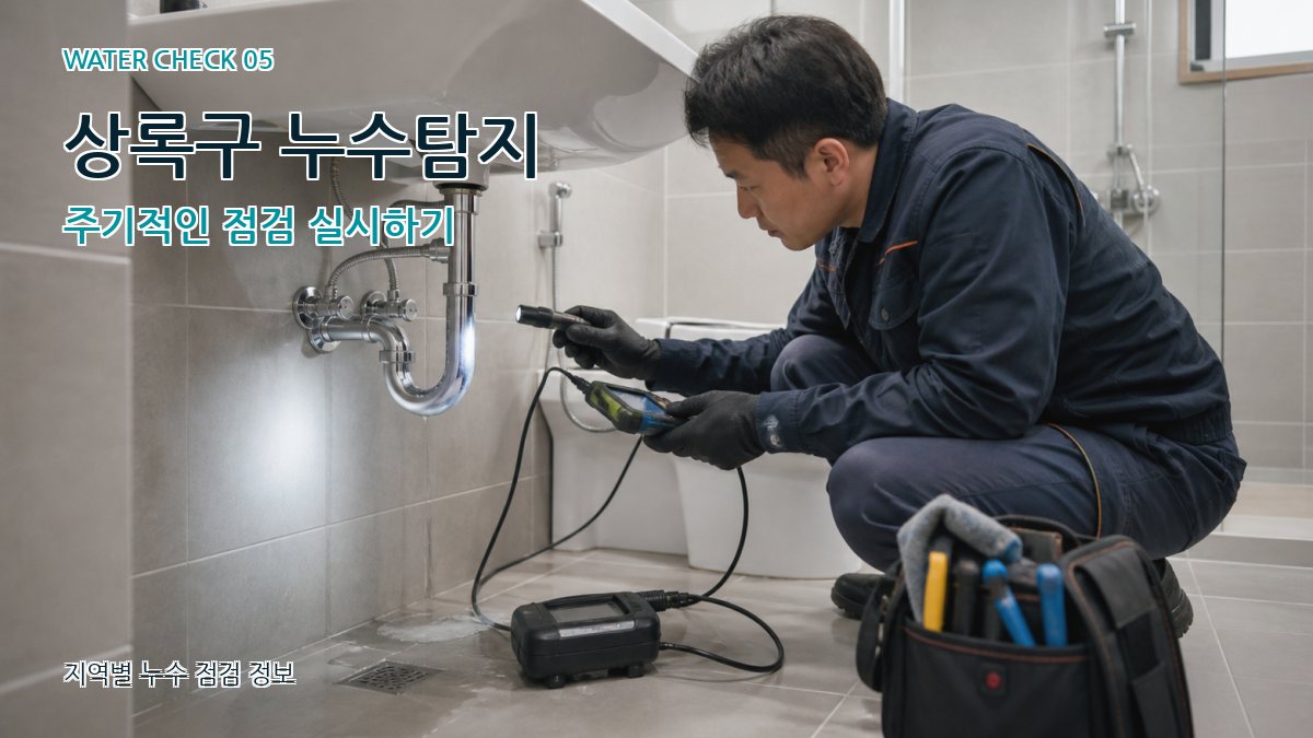 상록구 누수공사 누수탐지 이미지