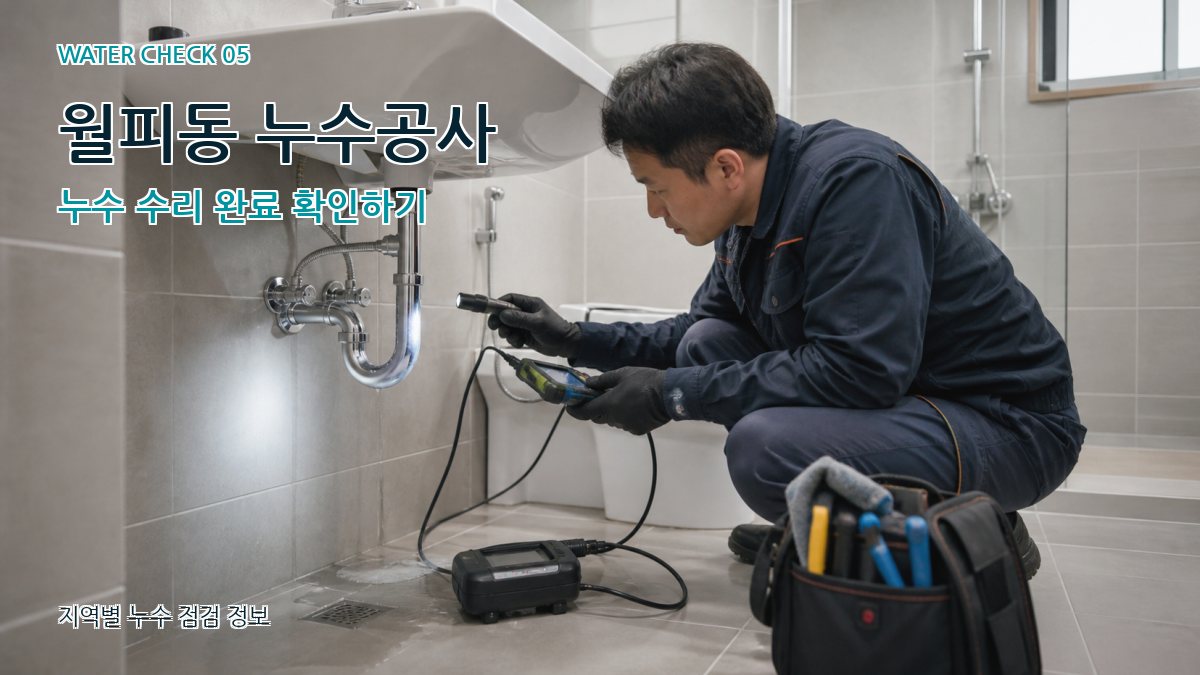 월피동 누수공사 누수탐지 이미지