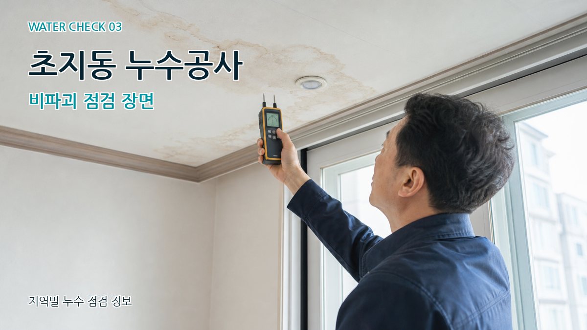 초지동 천장누수 누수탐지 이미지