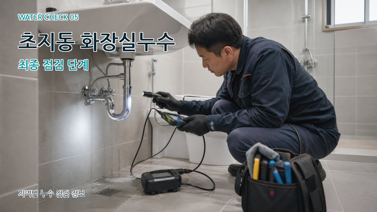 초지동 누수공사 누수탐지 이미지