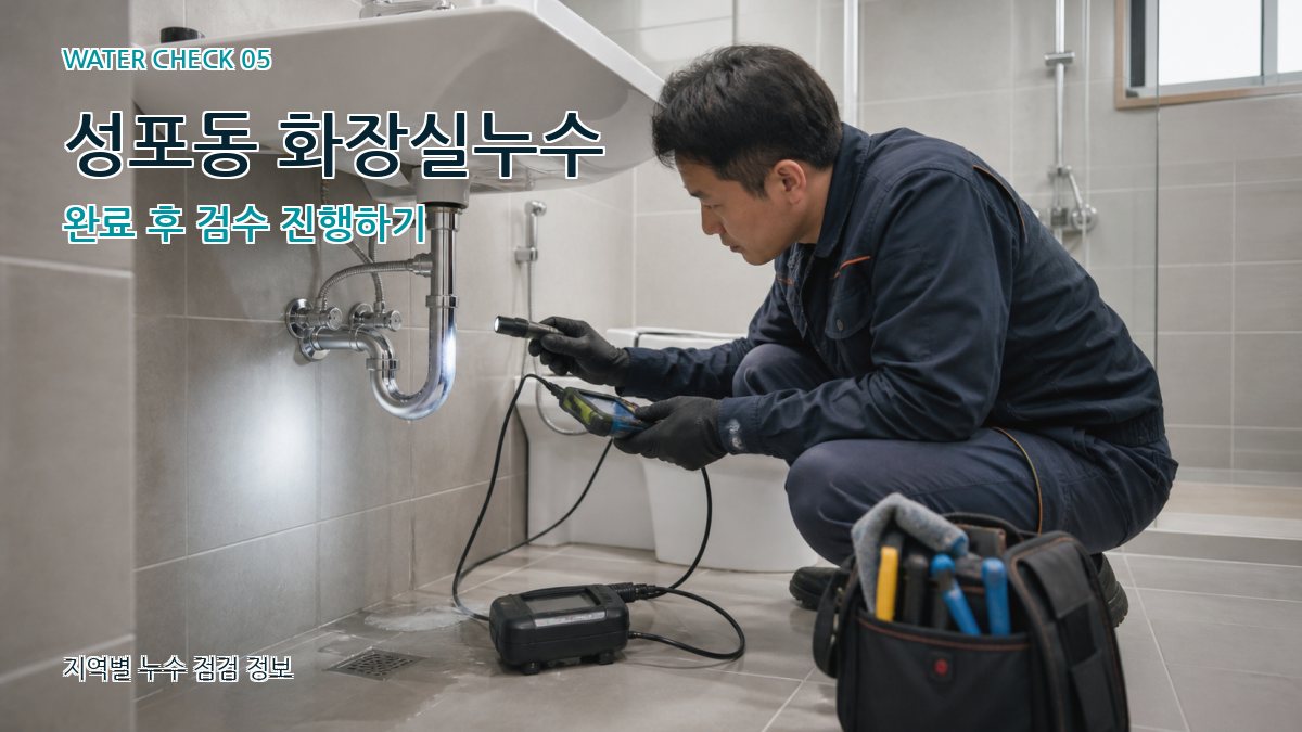 성포동 누수공사 누수탐지 이미지