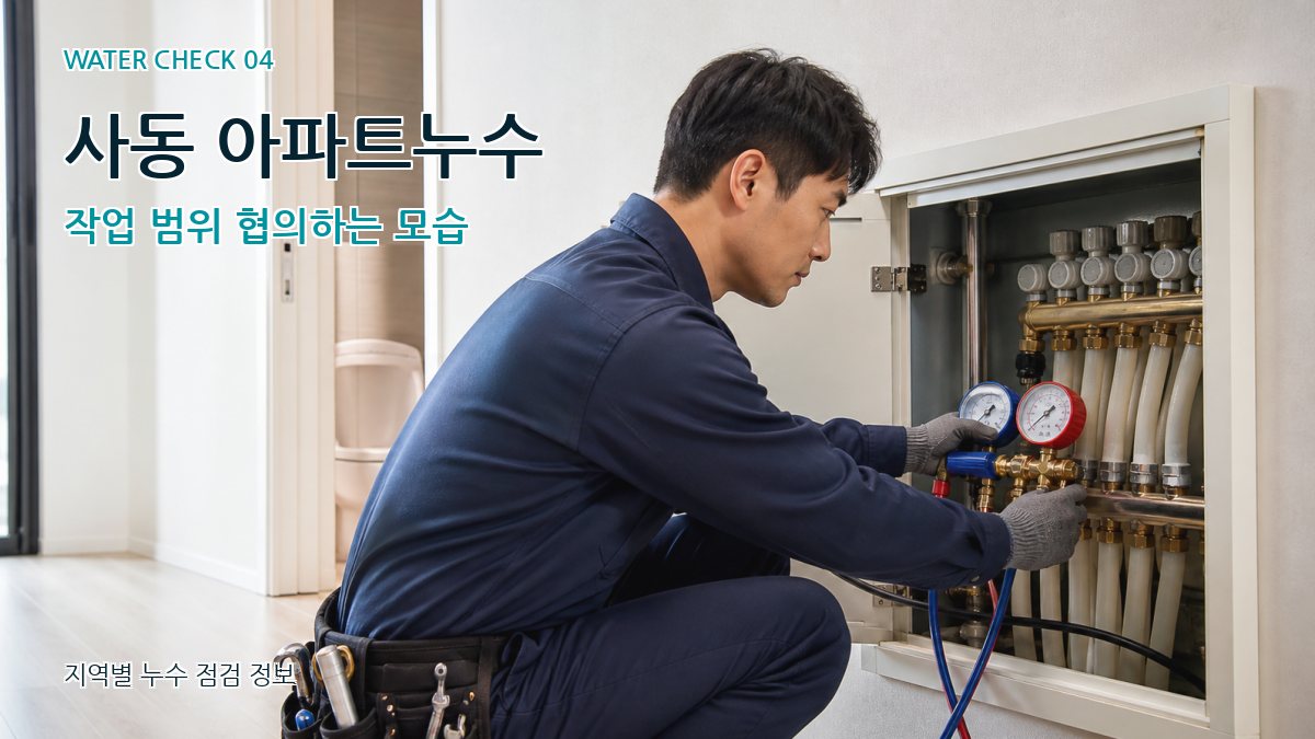 사동 누수탐지 누수탐지 이미지