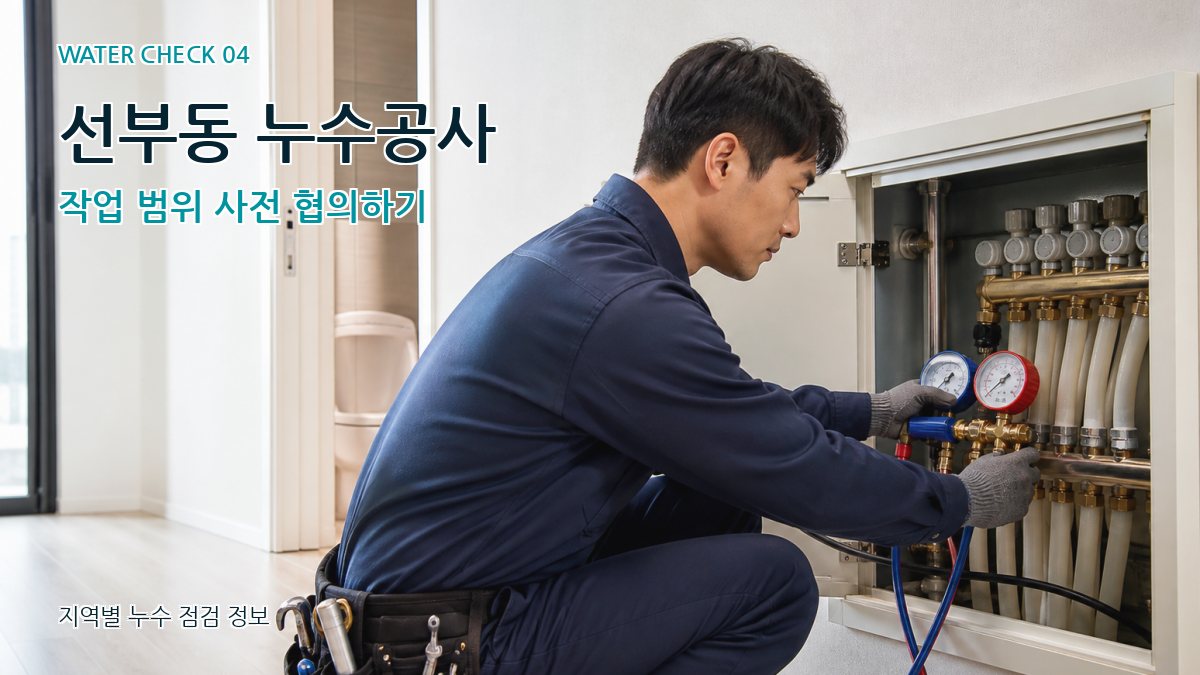 선부동 누수탐지 누수탐지 이미지