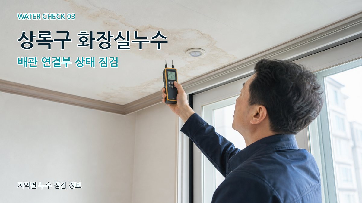 상록구 천장누수 누수탐지 이미지