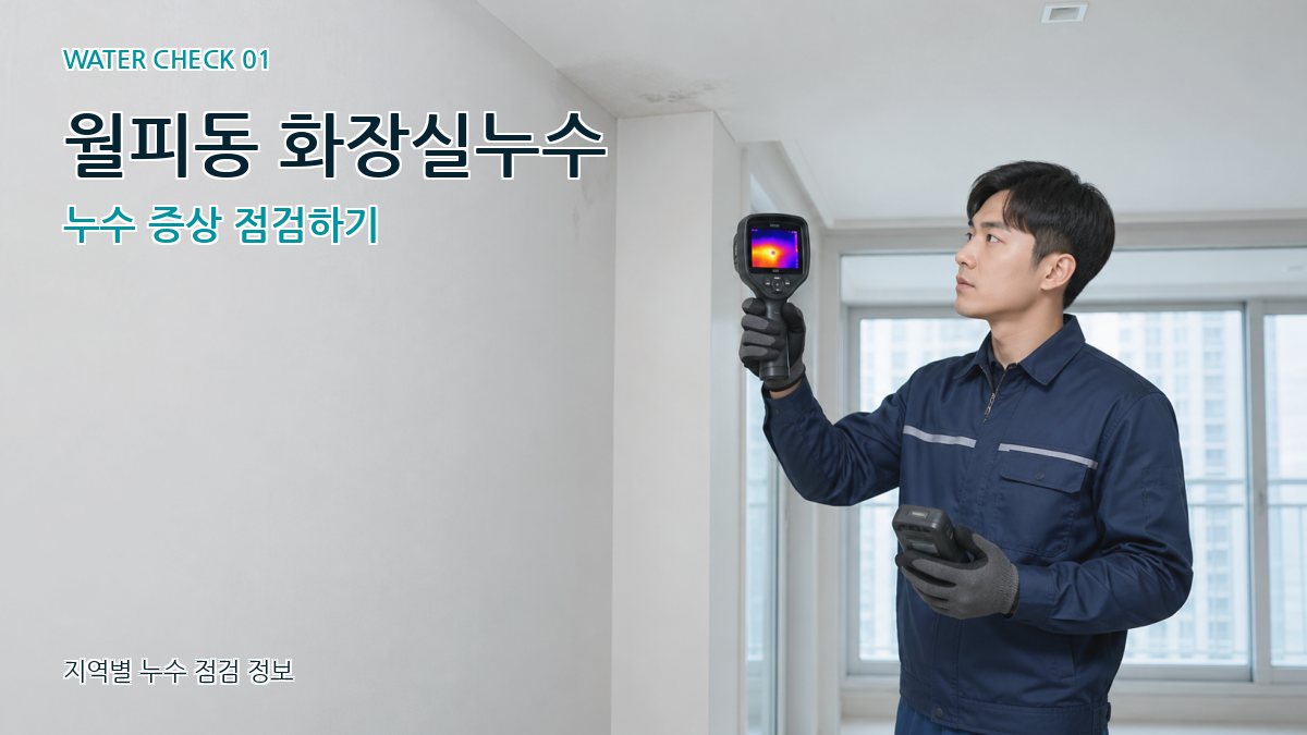 월피동 아파트누수 누수탐지 이미지