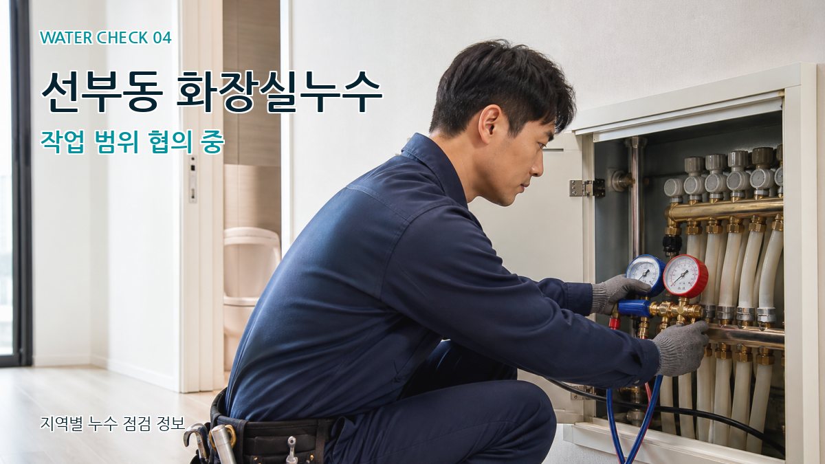선부동 누수탐지 누수탐지 이미지