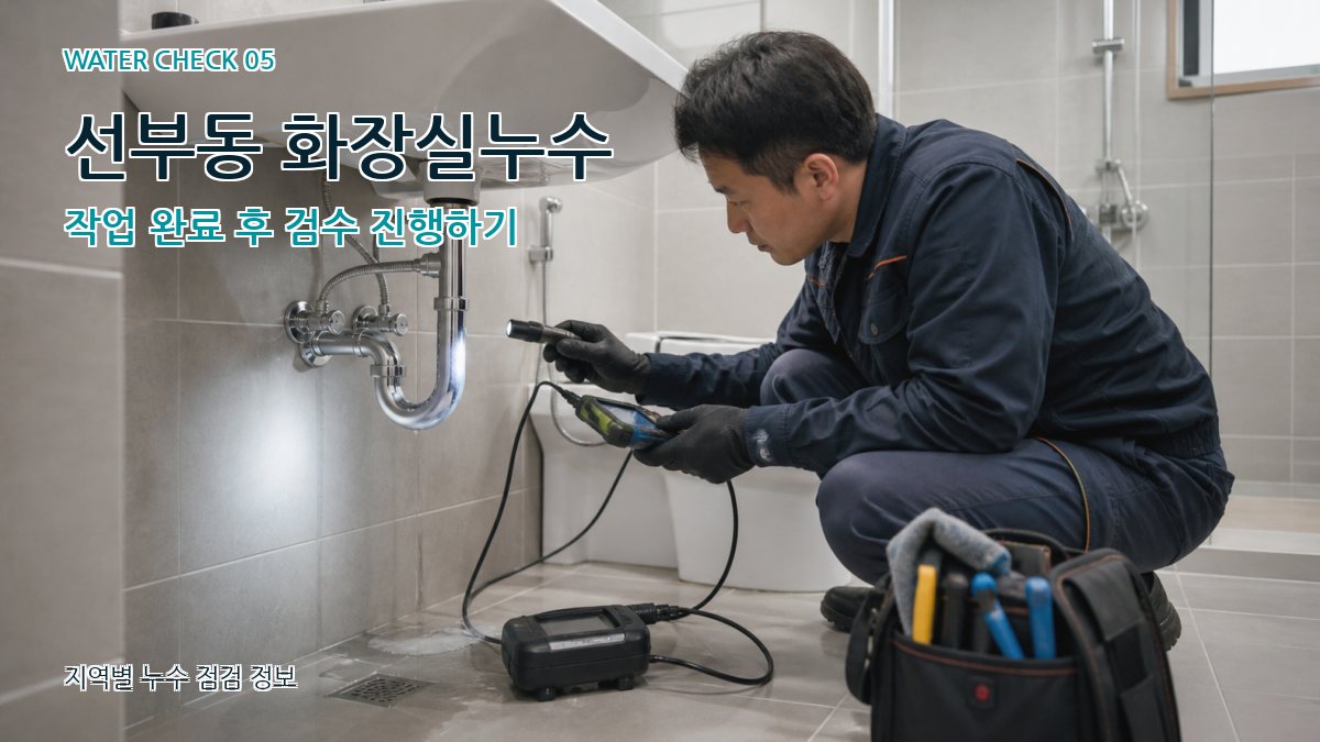 선부동 누수공사 누수탐지 이미지