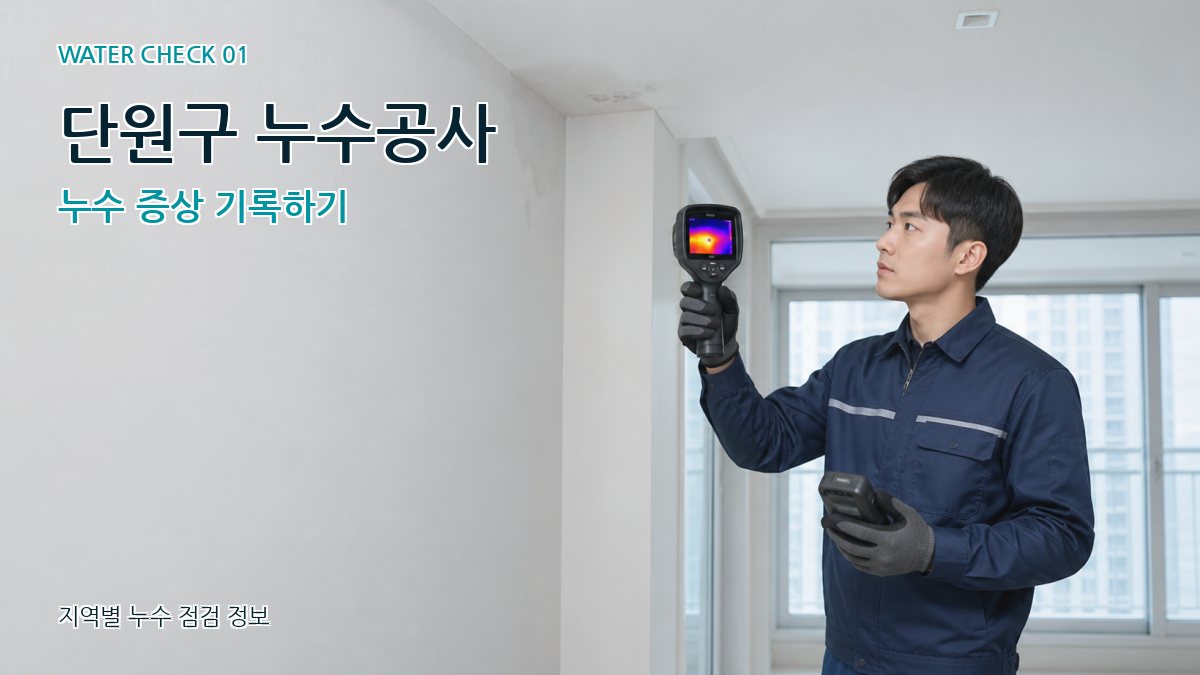 단원구 아파트누수 누수탐지 이미지