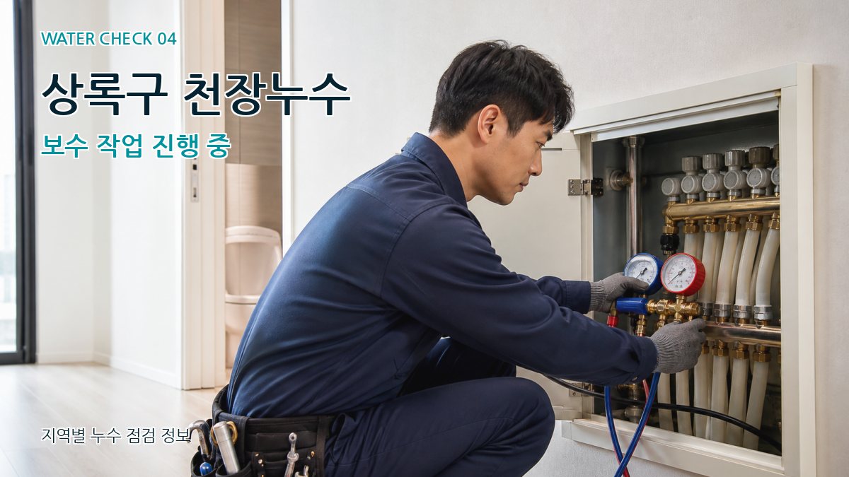 상록구 누수탐지 누수탐지 이미지