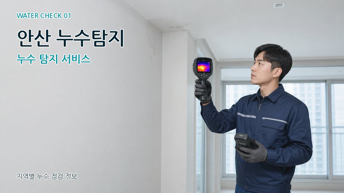 고잔동 아파트누수 누수탐지 이미지